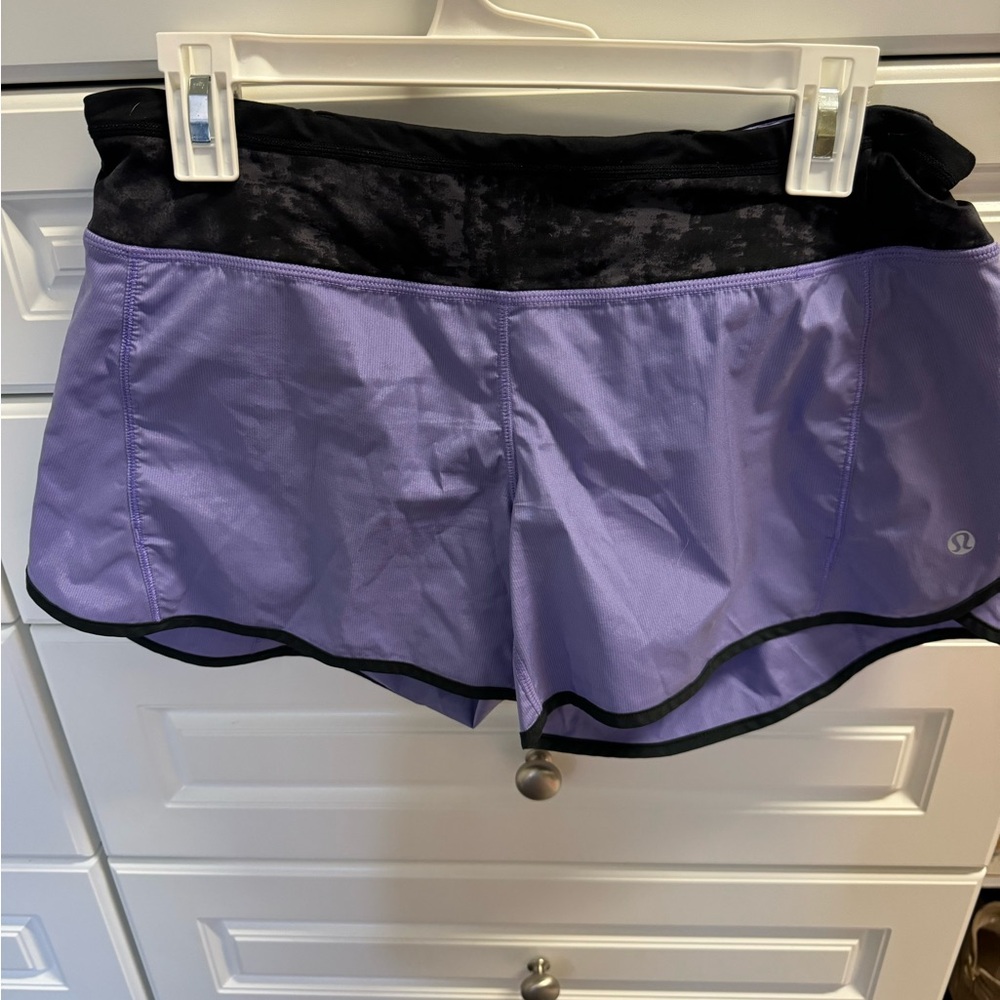 Lululemon running shorts in 2 colors. Size 8 Medium